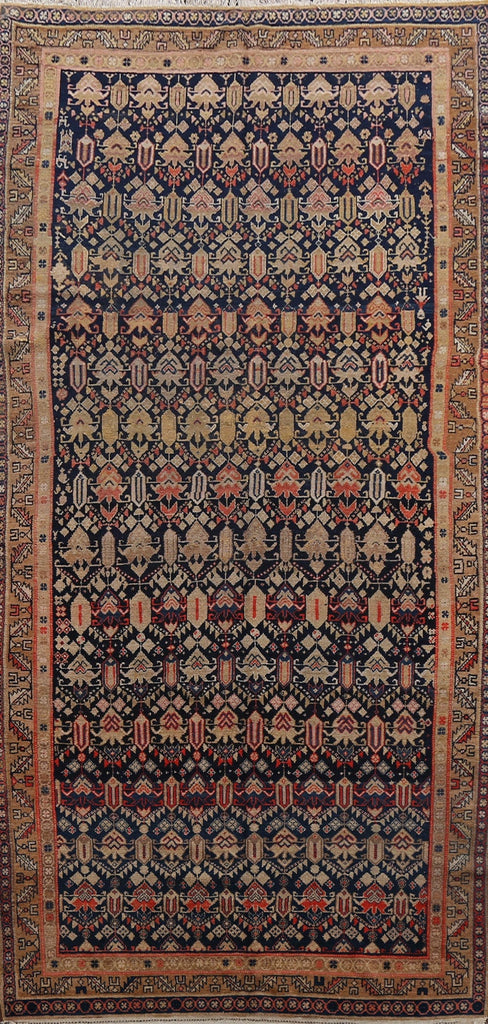 Pre-1900 Antique Vegetable Dye Malayer Persian Area Rug 5x11