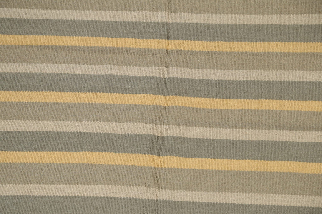 All-Over Stripe Kilim Oriental Area Rug 6x9