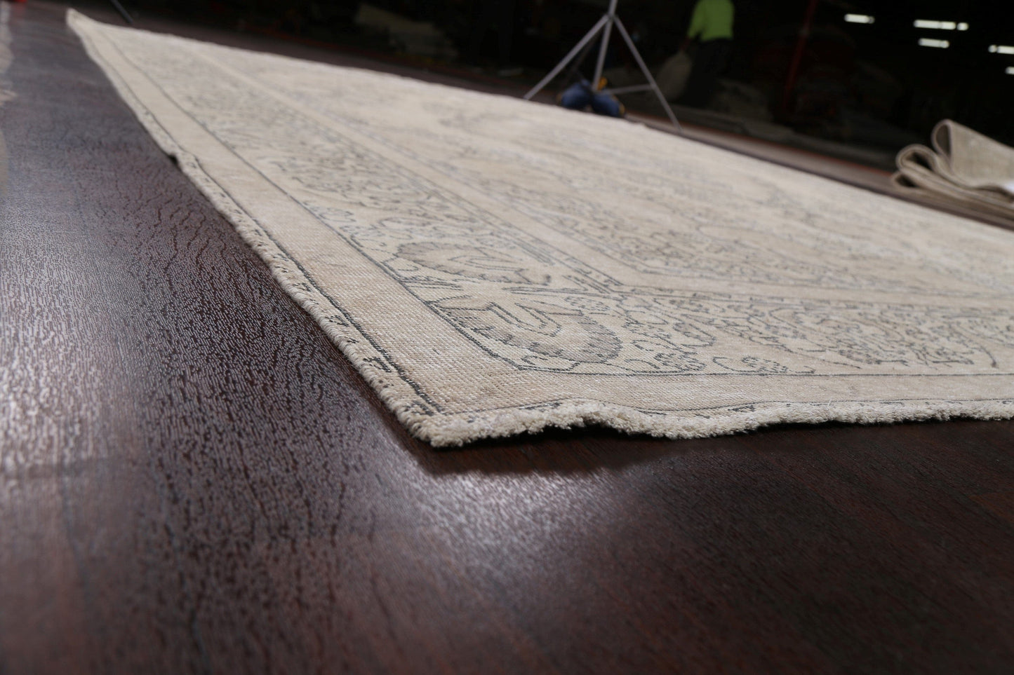 Muted Distressed Tabriz Persian Area Rug 10x12