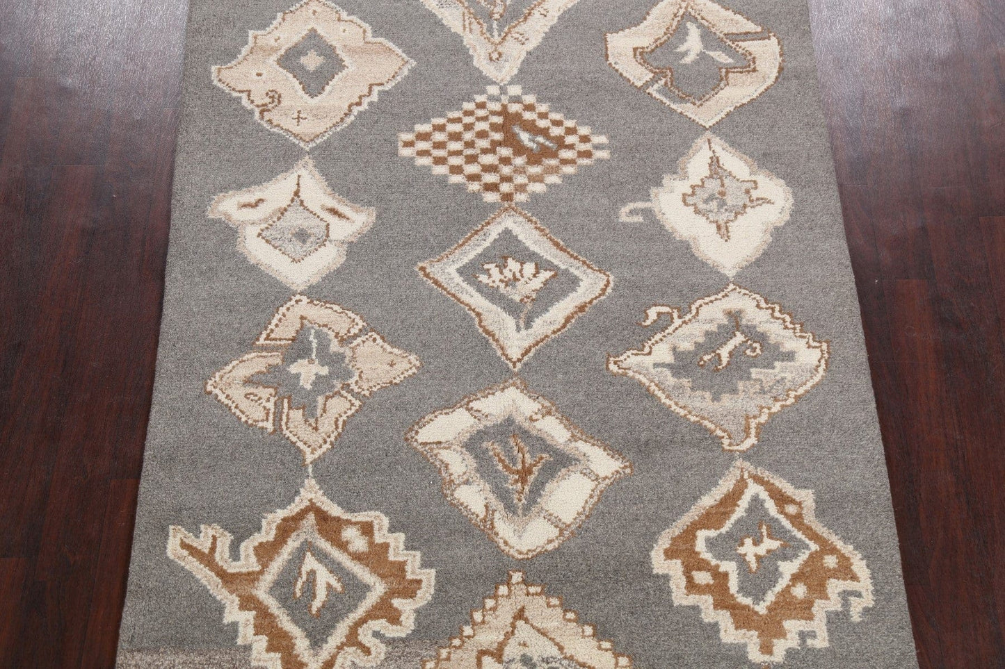 Geometric Modern Moroccan Oriental Area Rug 5x7