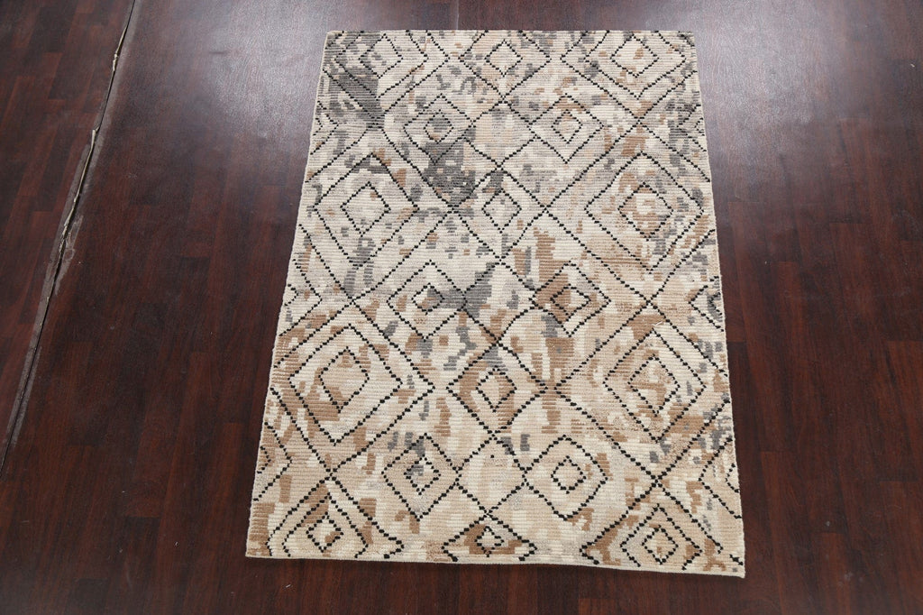 Geometric Modern Moroccan Oriental Area Rug 5x7