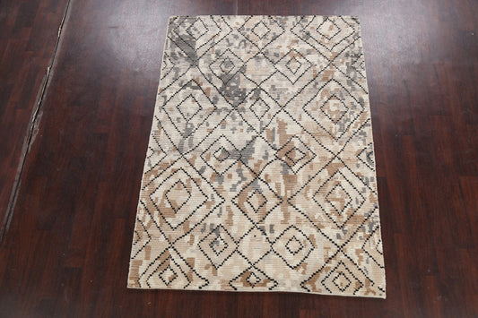 Geometric Modern Moroccan Oriental Area Rug 5x7