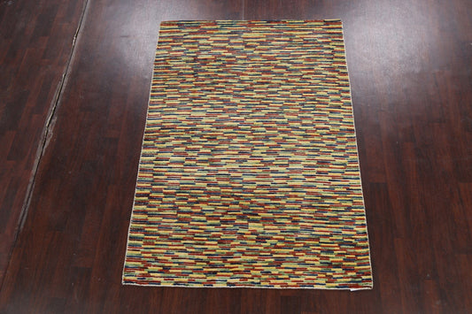 All-Over Modern Moroccan Oriental Area Rug 5x8