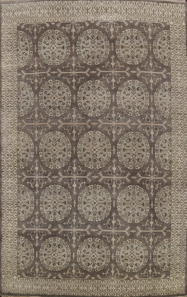 Geometric Oushak Oriental Area Rug 9x12