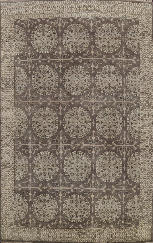 Geometric Oushak Oriental Area Rug 9x12