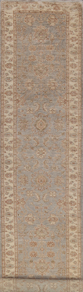 100% Vegetable Dye Peshawar Chobi Oriental Runner Rug 3x16