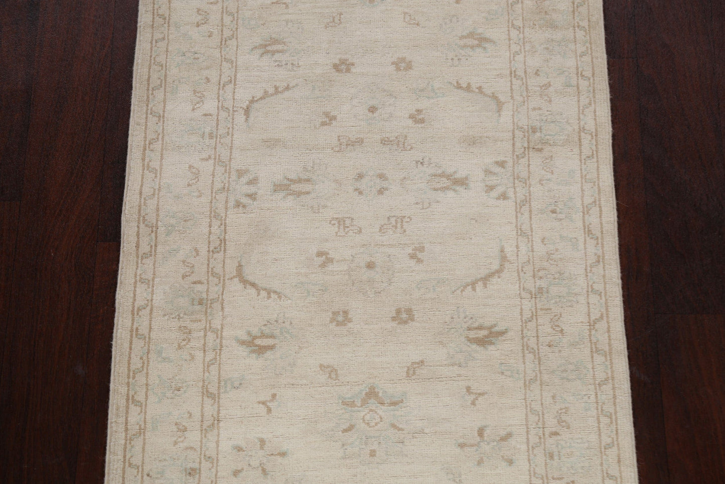 Floral Peshawar Chobi Oriental Runner Rug 3x10