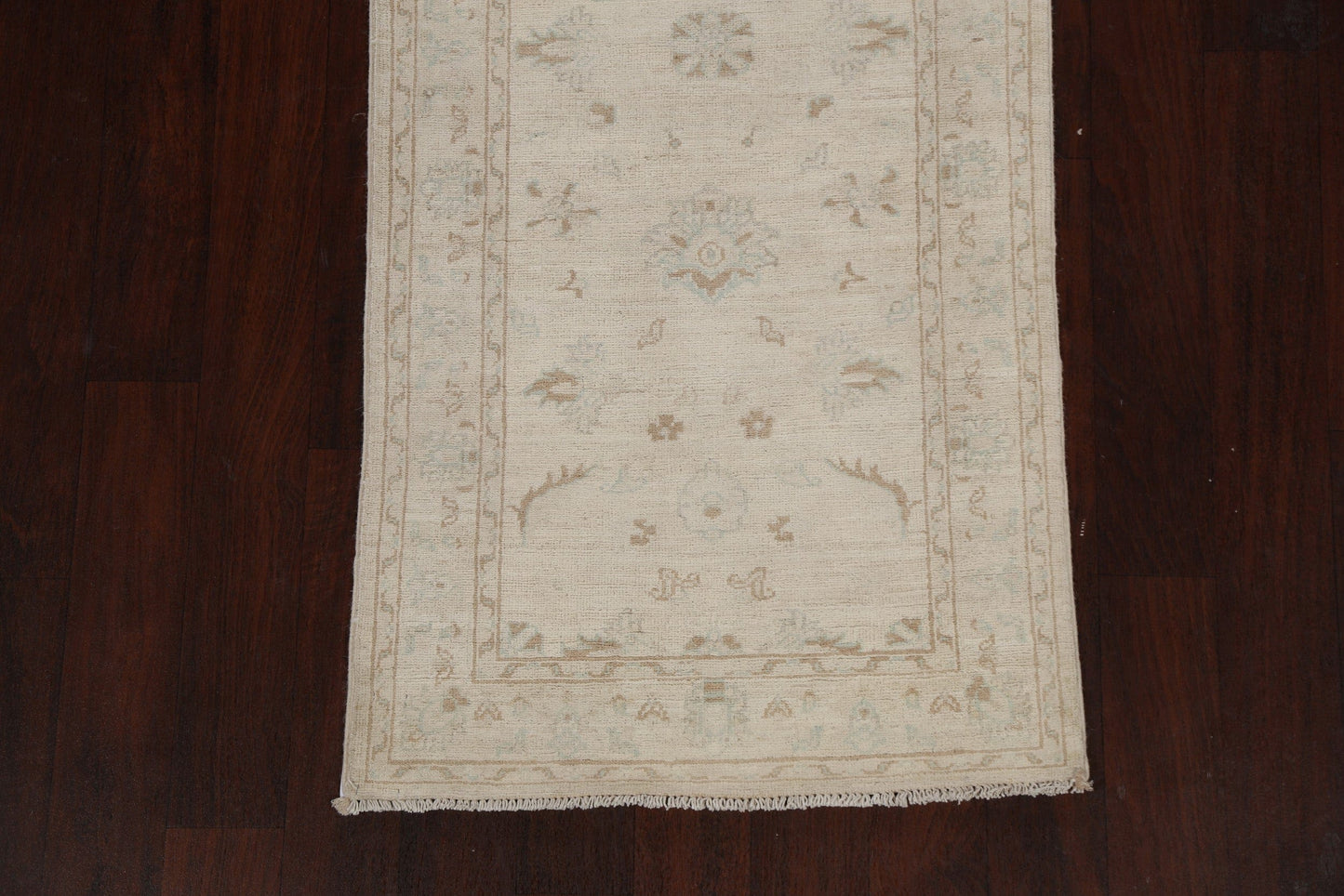 Floral Peshawar Chobi Oriental Runner Rug 3x10