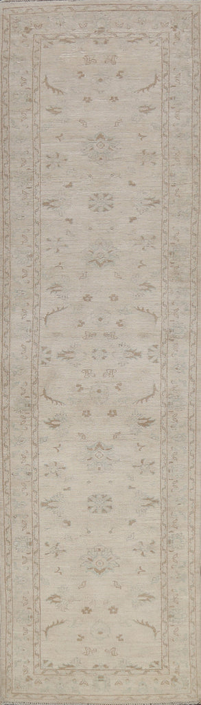 Floral Peshawar Chobi Oriental Runner Rug 3x10