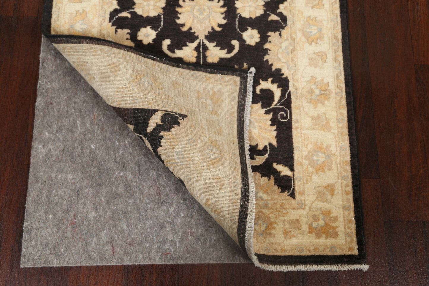 Floral Peshawar Chobi Oriental Runner Rug 3x10