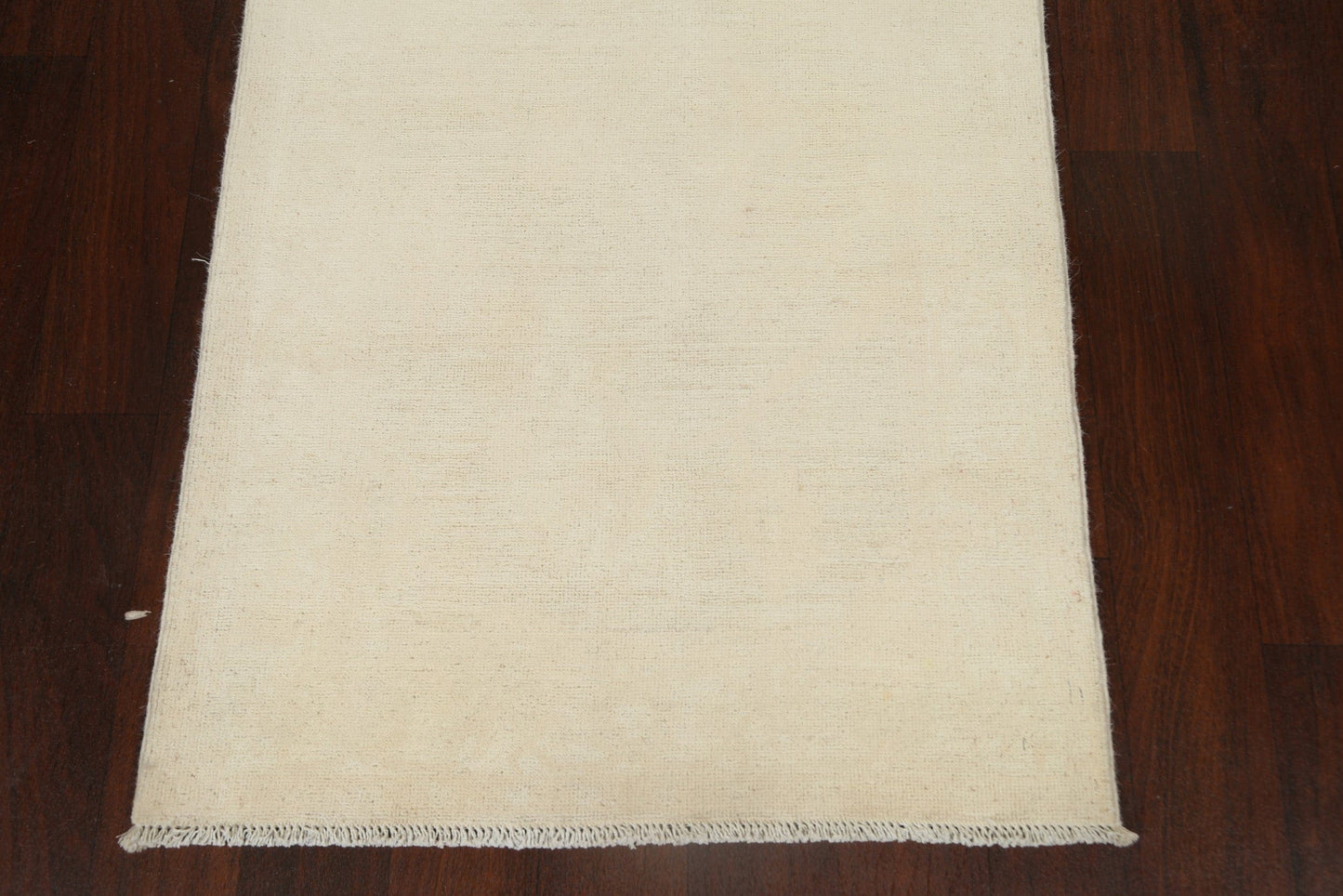 Muted Earth-tone Oushak Chobi Oriental Runner Rug 3x13