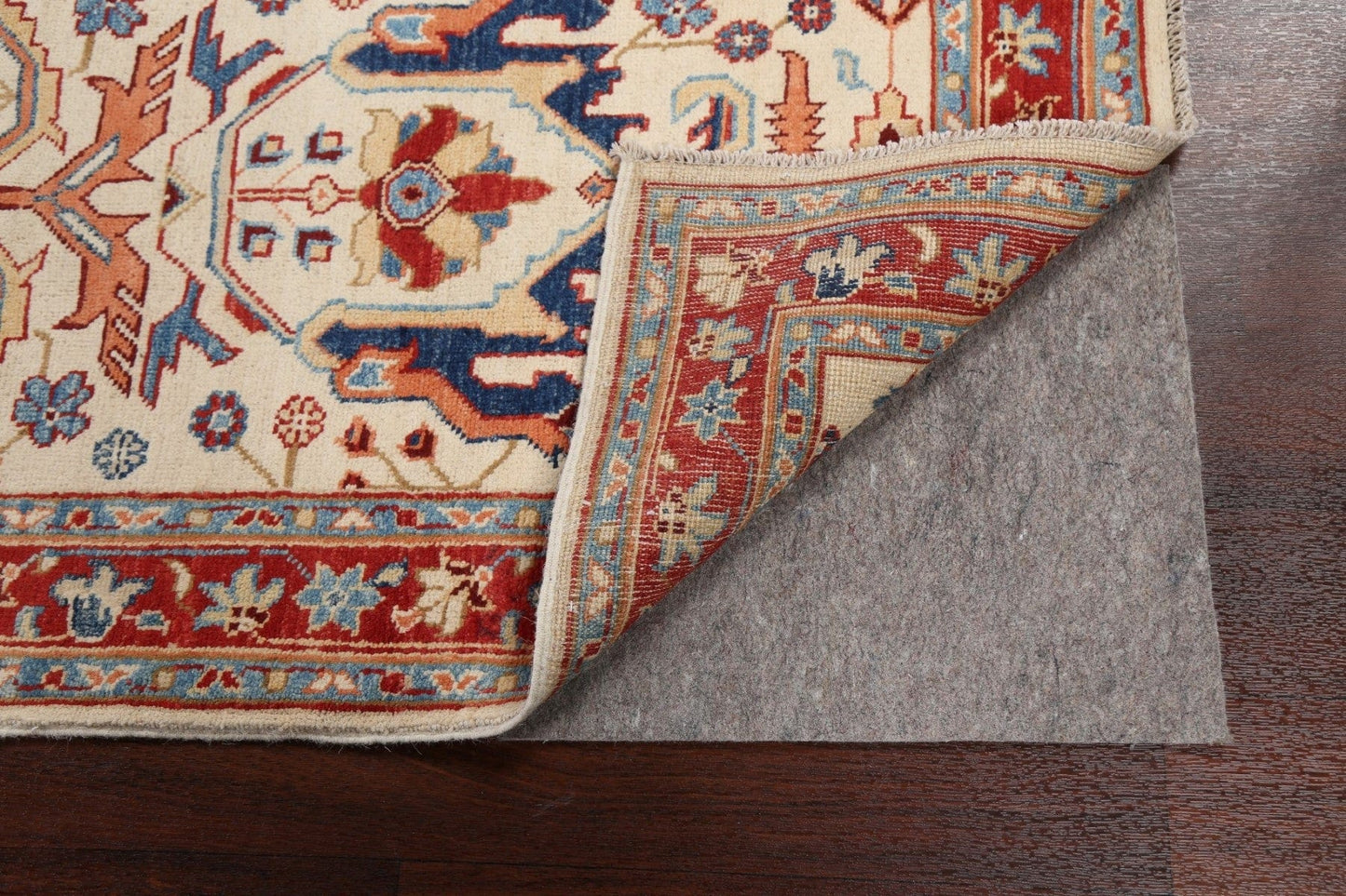 Floral Kazak Oriental Runner Rug 3x10