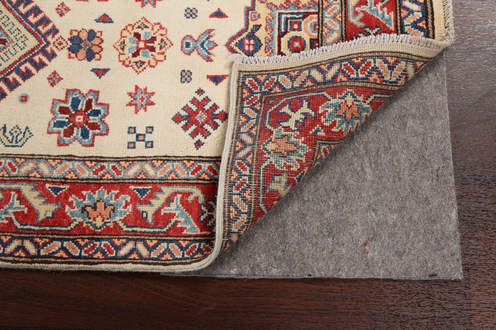 Geometric Kazak Oriental Runner Rug 3x9