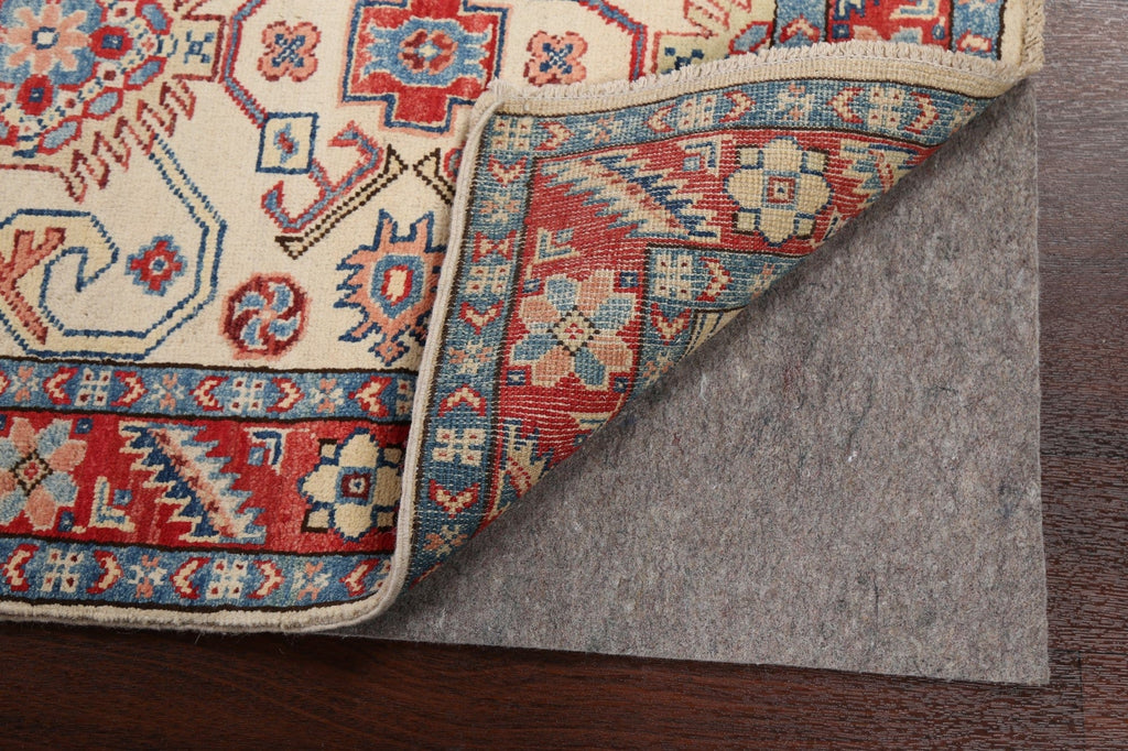 Geometric Kazak Oriental Runner Rug 3x10