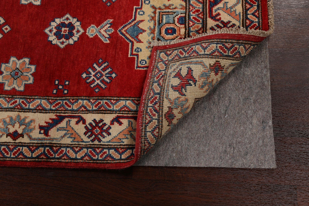 Geometric Kazak Oriental Runner Rug 3x10