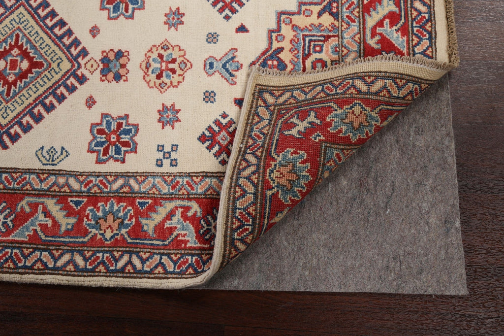 Geometric Kazak Oriental Runner Rug 3x9