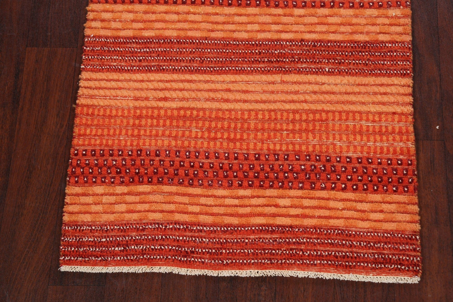 Stripe Gabbeh Kashkoli Oriental Area Rug 3x5