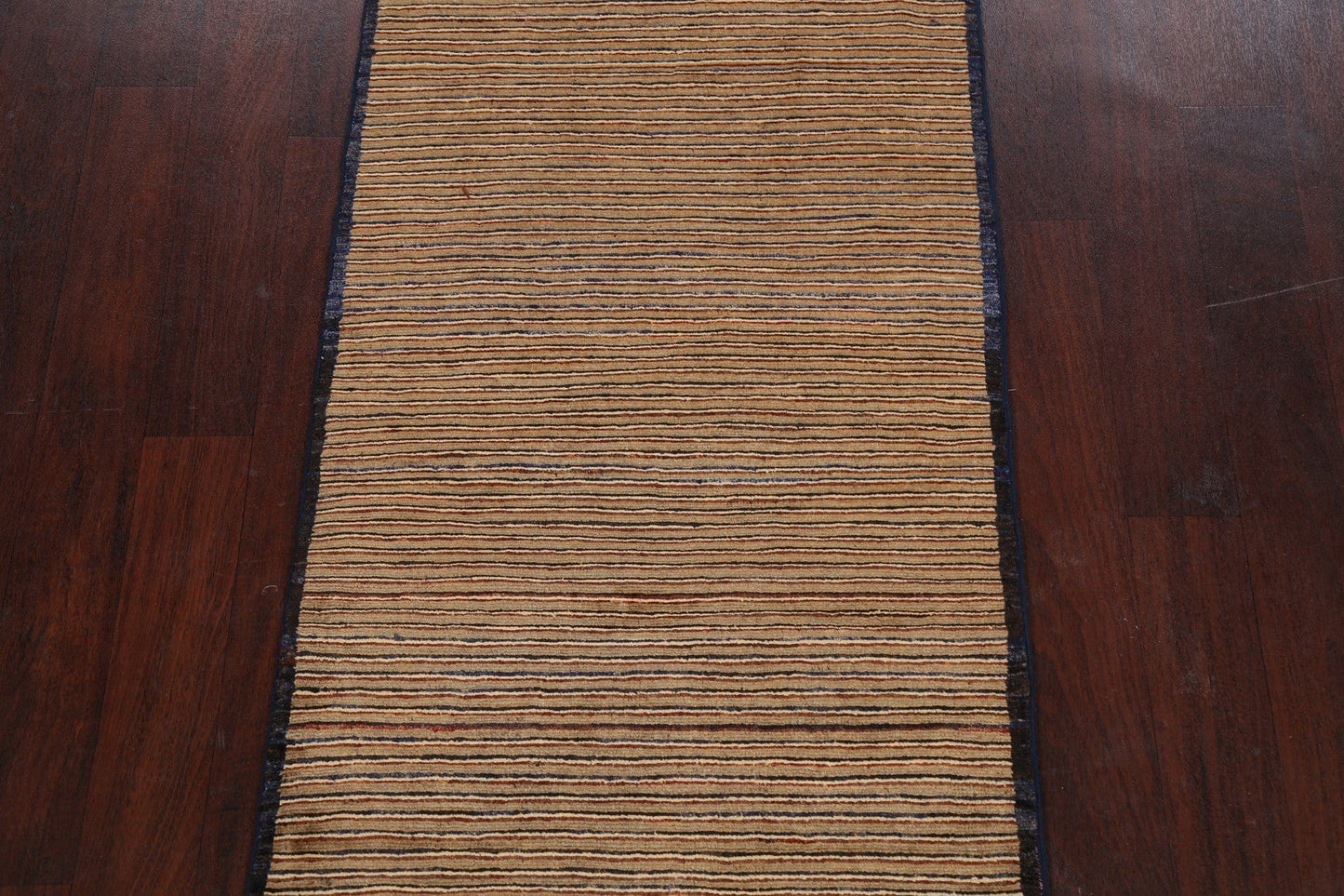 Stripe Gabbeh Kashkoli Oriental Area Rug 3x5