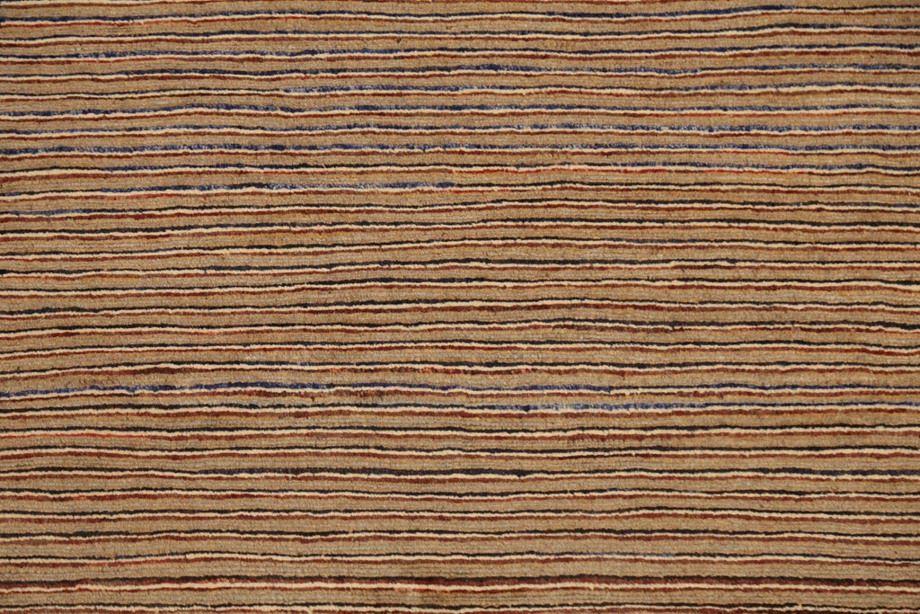 Stripe Gabbeh Kashkoli Oriental Area Rug 3x5