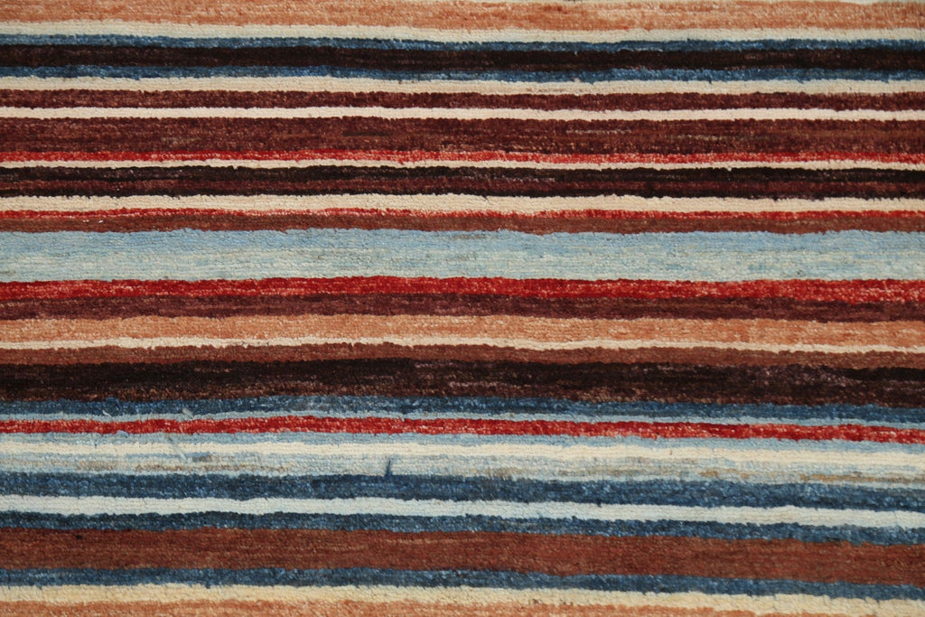 Stripe Gabbeh Kashkoli Oriental Area Rug 3x4