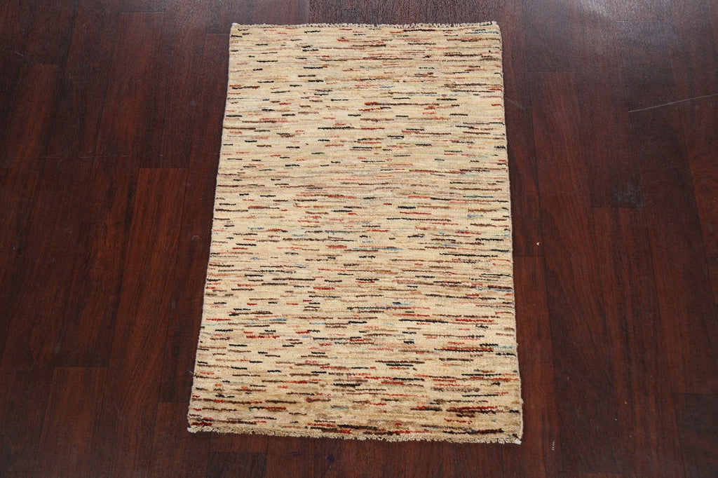 Stripe Gabbeh Kashkoli Oriental Area Rug 2x4