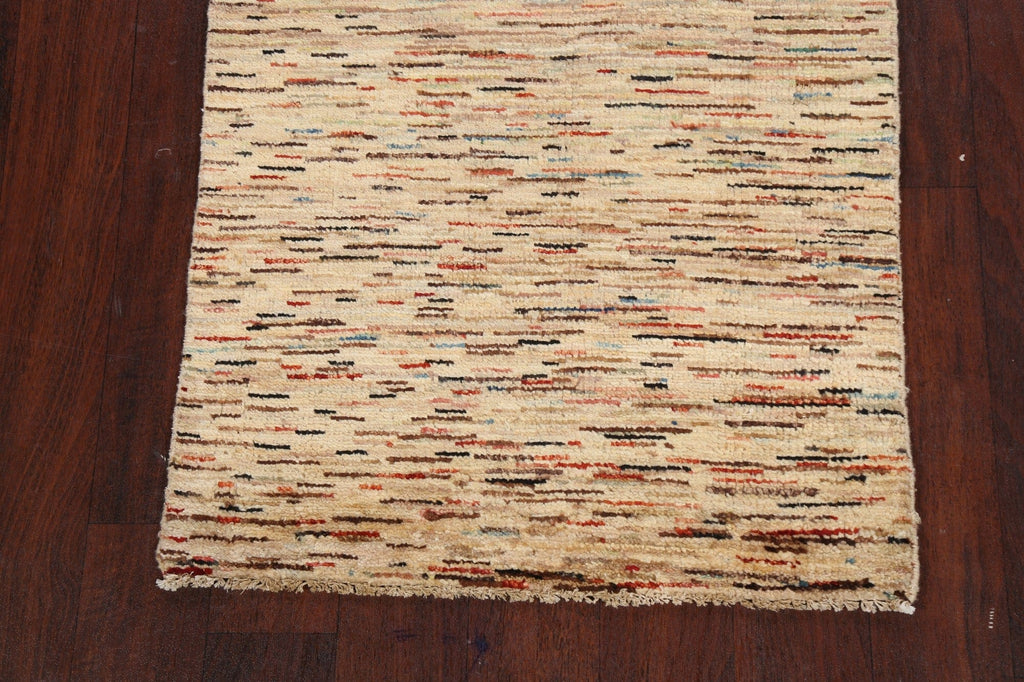 Stripe Gabbeh Kashkoli Oriental Area Rug 2x4