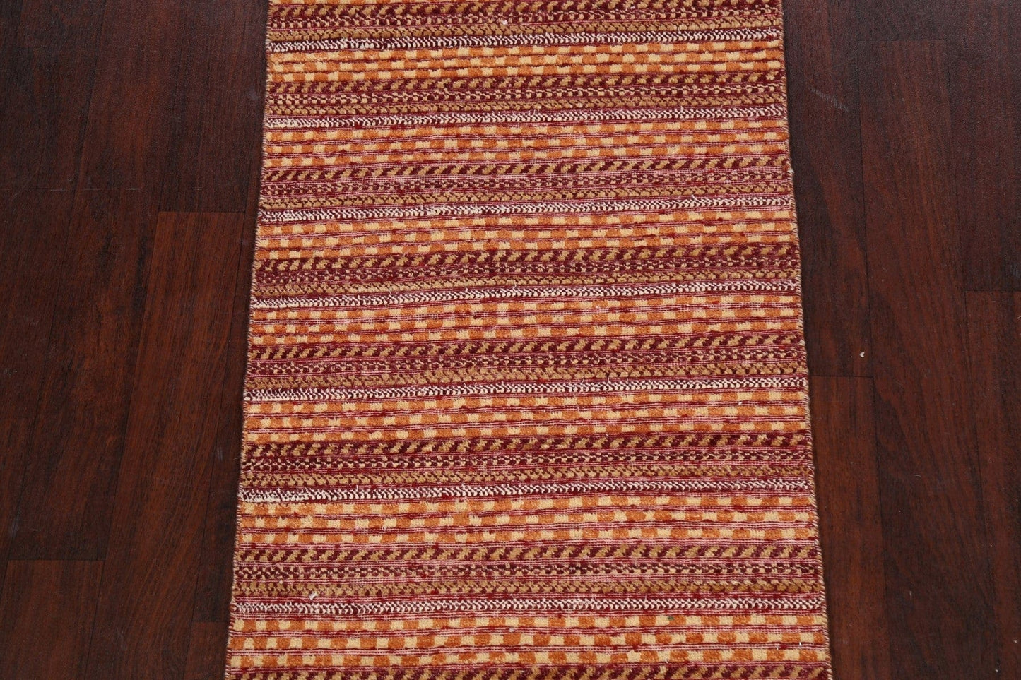 Stripe Gabbeh Kashkoli Oriental Area Rug 3x4