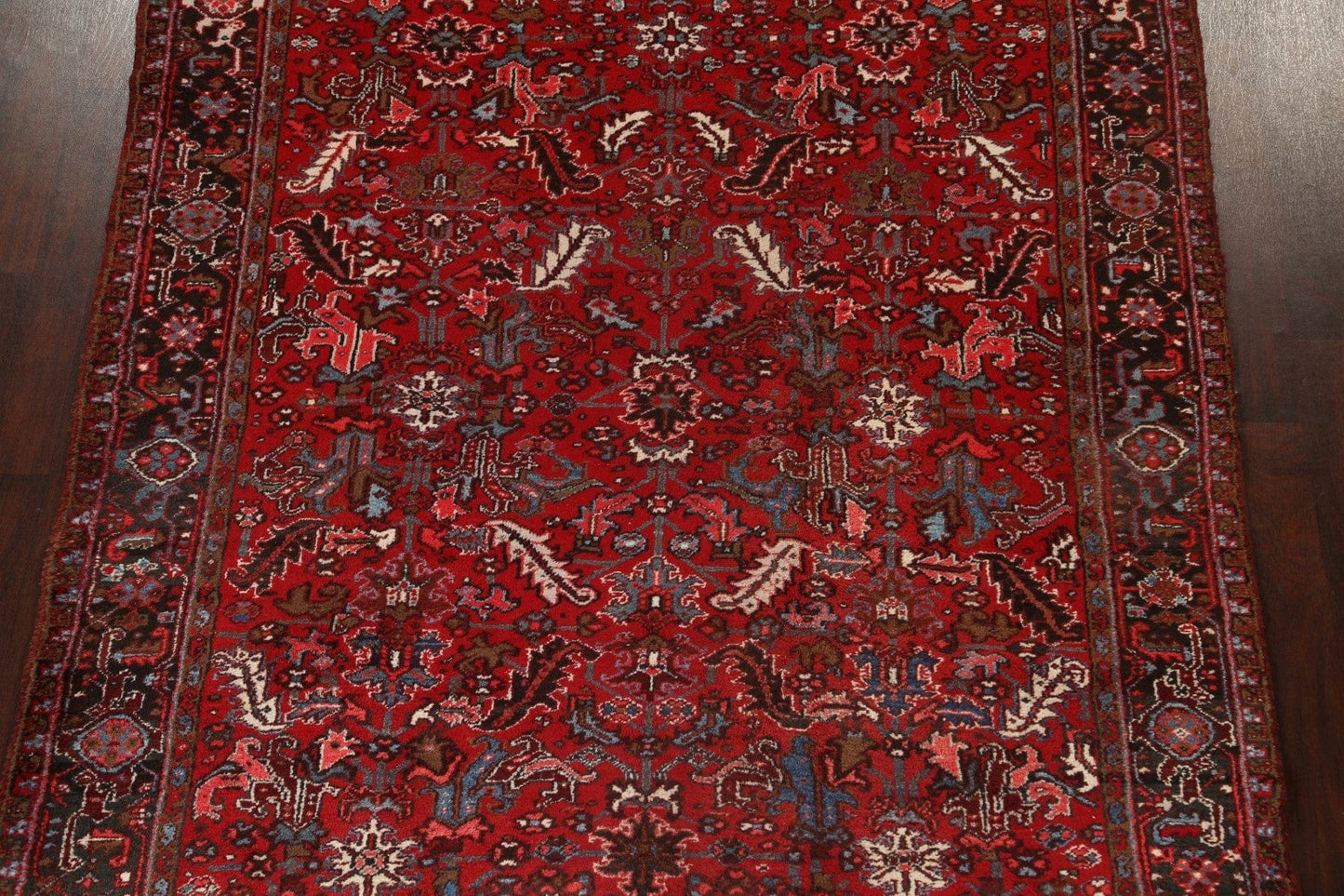 All-Over Red Heriz Persian Area Rug 8x11