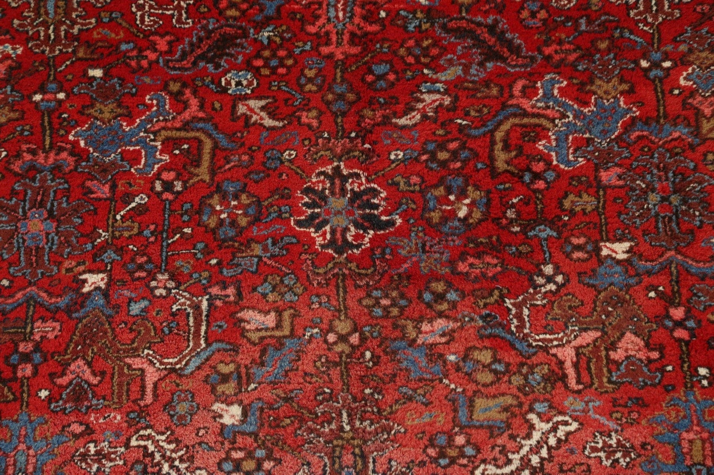 All-Over Red Heriz Persian Area Rug 8x11