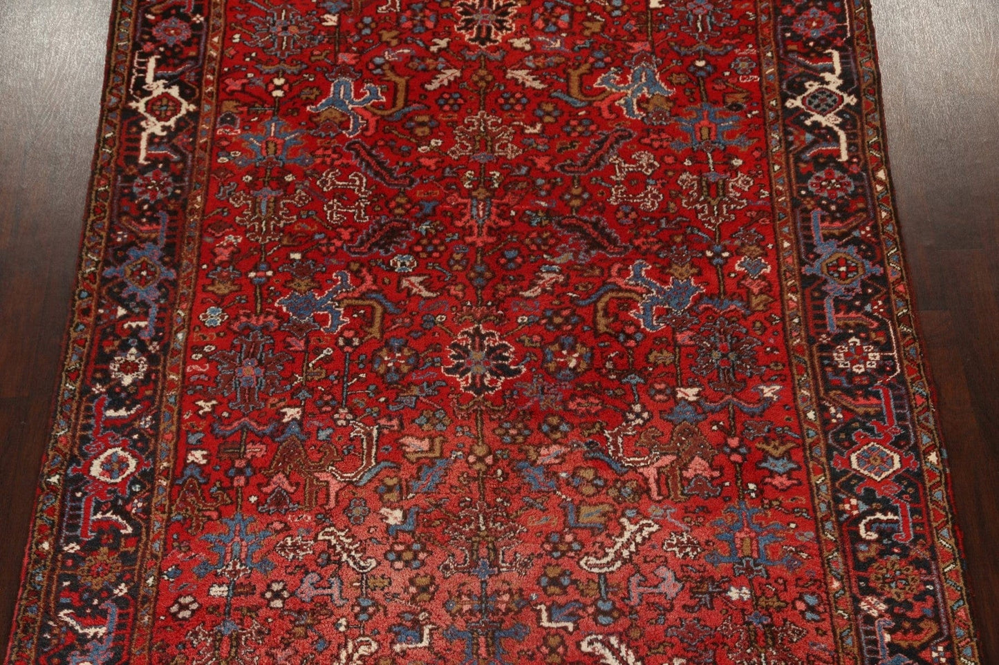 All-Over Red Heriz Persian Area Rug 8x11