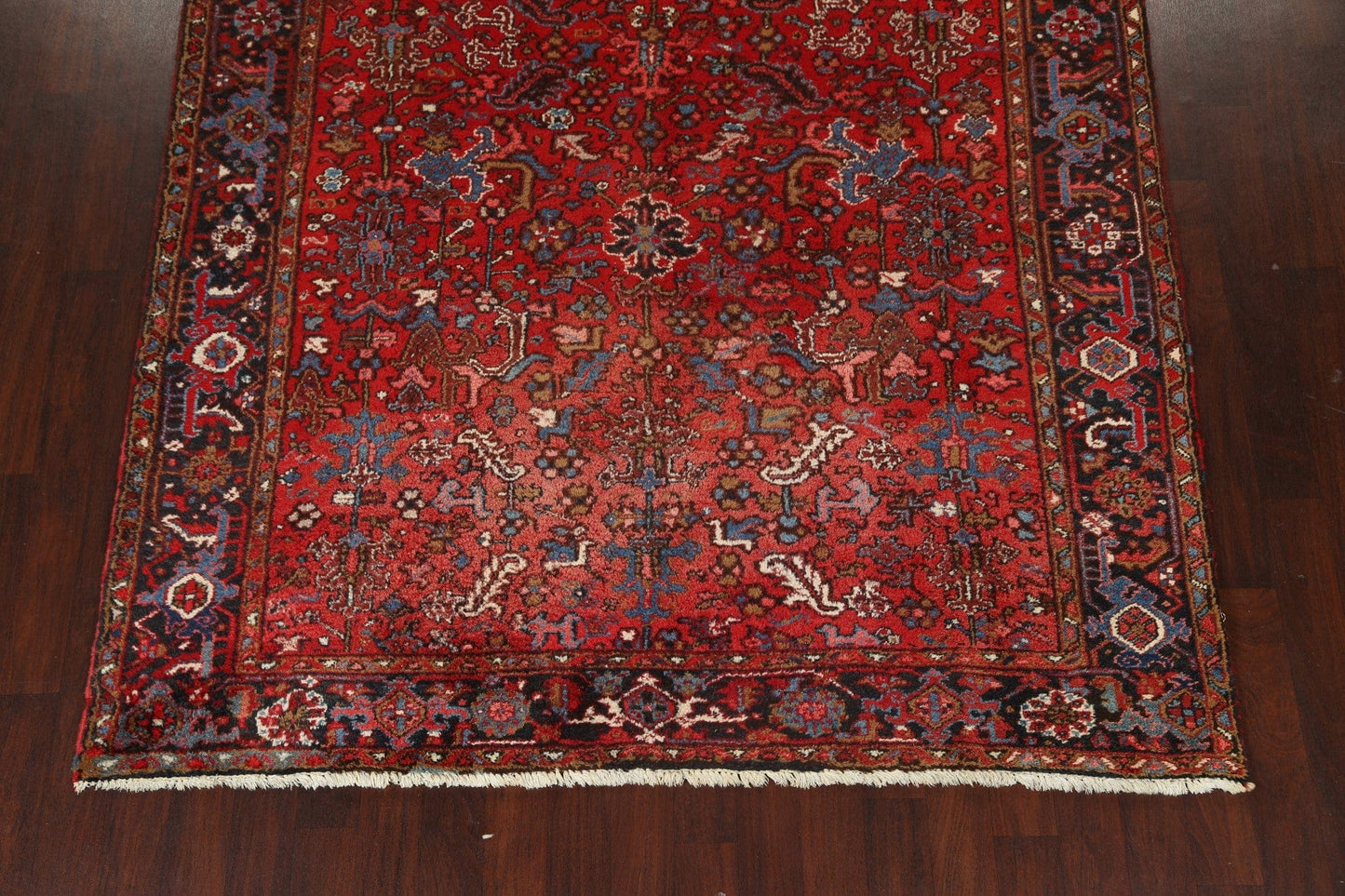 All-Over Red Heriz Persian Area Rug 8x11