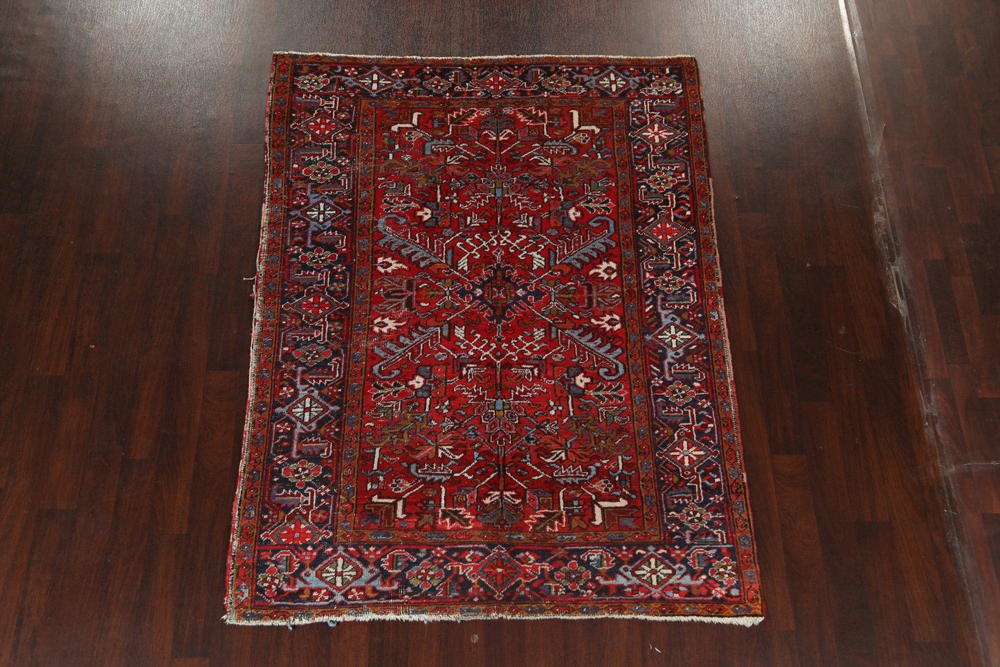 Geometric Heriz Persian Area Rug 6x8