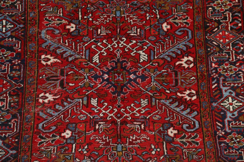 Geometric Heriz Persian Area Rug 6x8