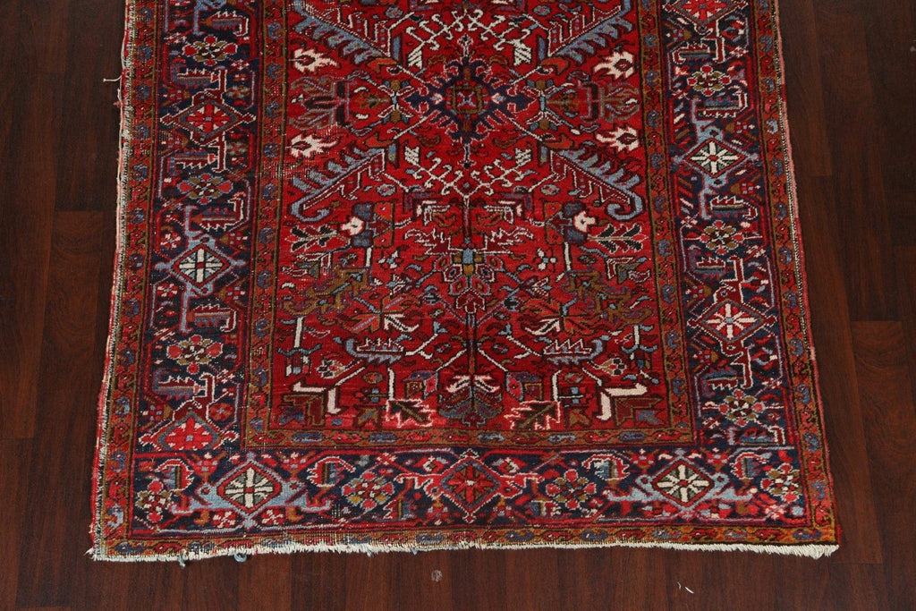 Geometric Heriz Persian Area Rug 6x8