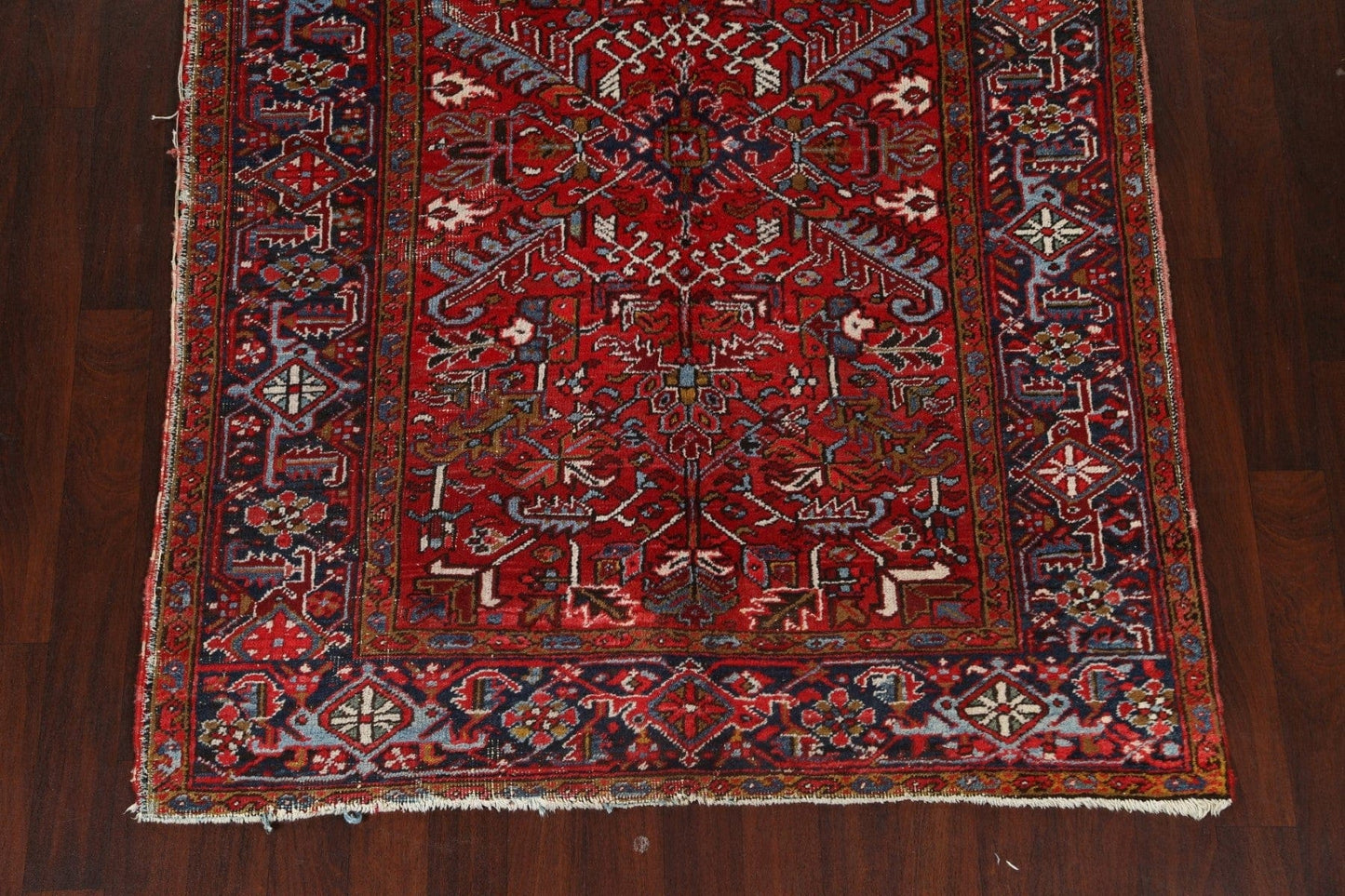 Geometric Heriz Persian Area Rug 6x8