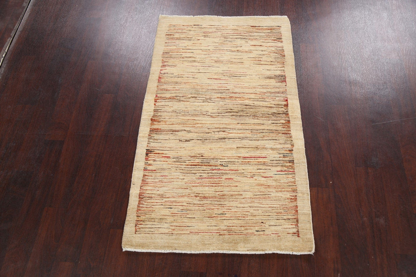 Modern Gabbeh Kashkoli Oriental Area Rug 3x5