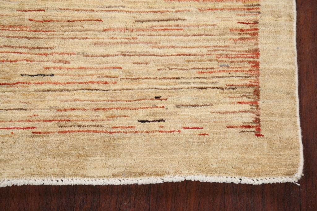 Modern Gabbeh Kashkoli Oriental Area Rug 3x5