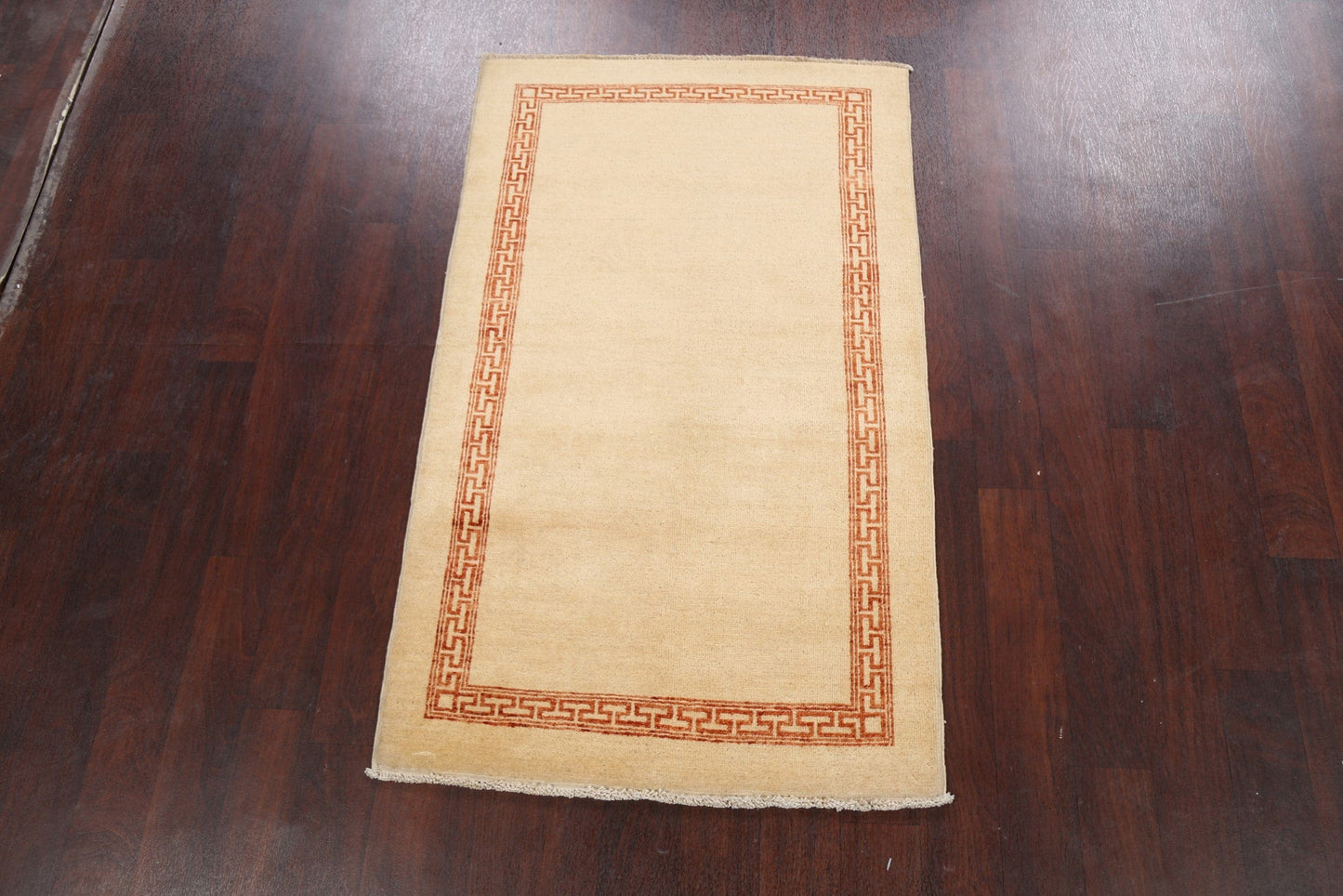 Bordered Gabbeh Kashkoli Oriental Area Rug 3x5