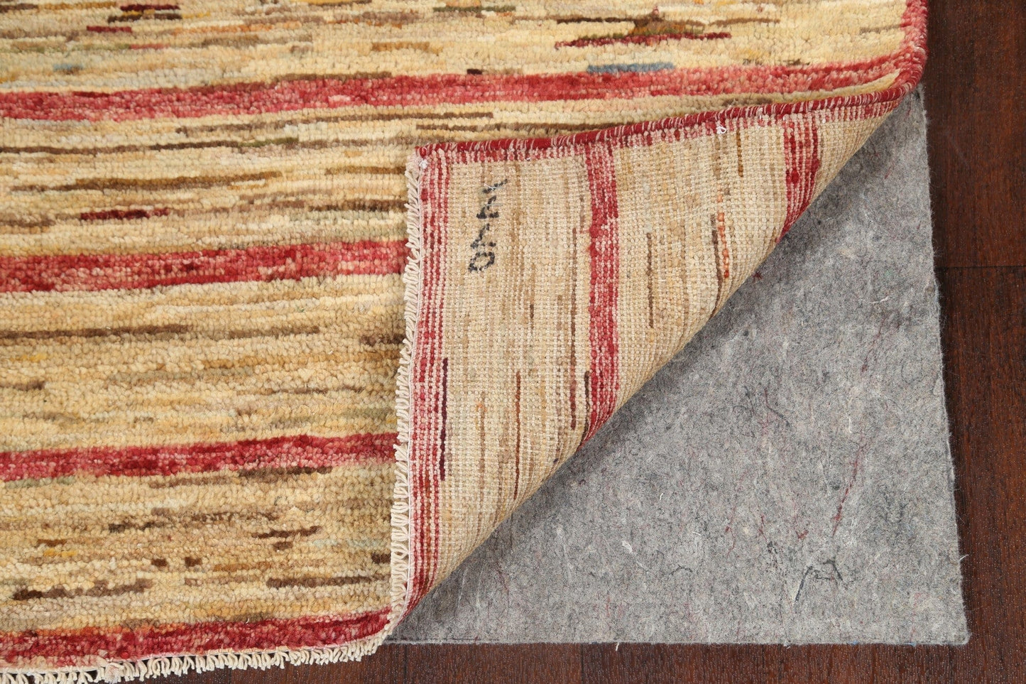 Modern Stripe Gabbeh Kashkoli Oriental Area Rug 3x5