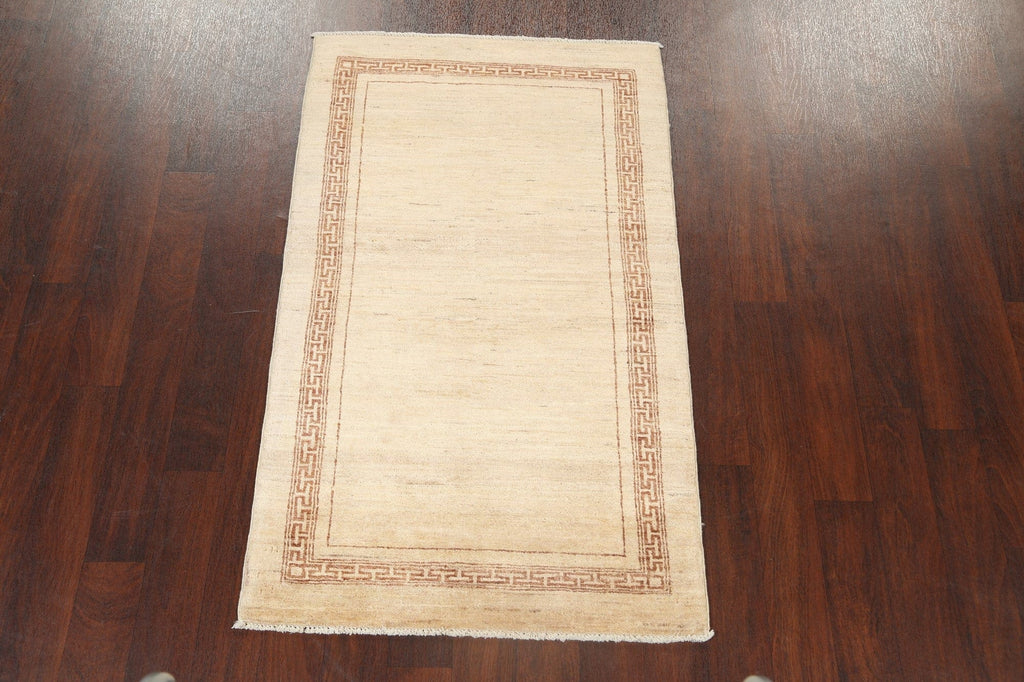 Bordered Gabbeh Kashkoli Oriental Area Rug 3x5