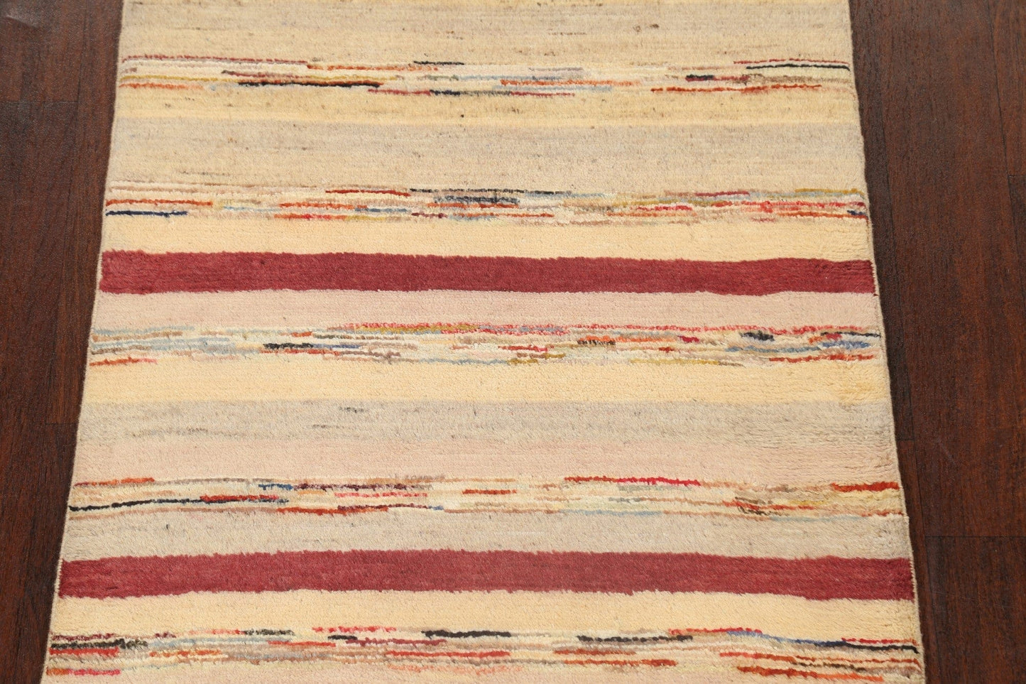 Modern Gabbeh Kashkoli Oriental Area Rug 3x4