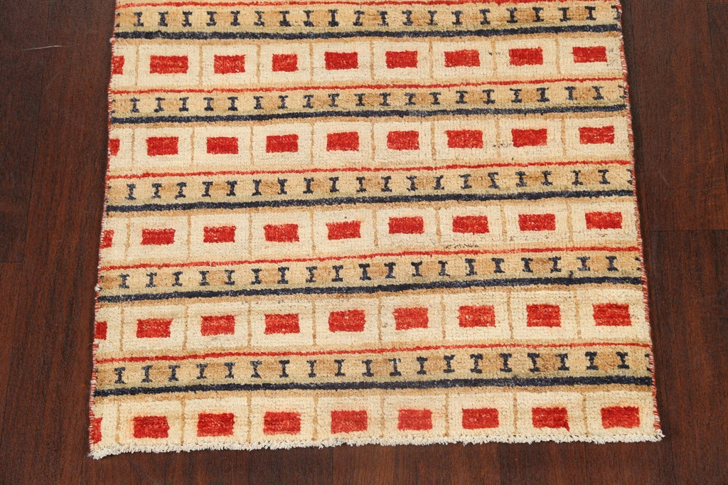 Geometric Gabbeh Kashkoli Oriental Area Rug 3x4