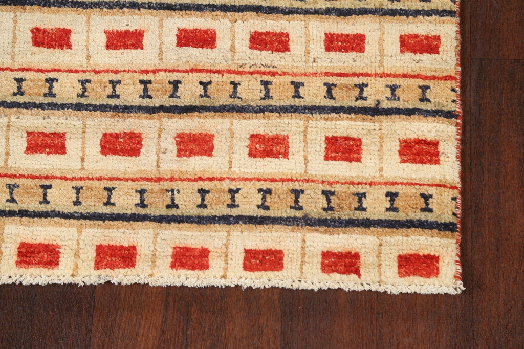 Geometric Gabbeh Kashkoli Oriental Area Rug 3x4