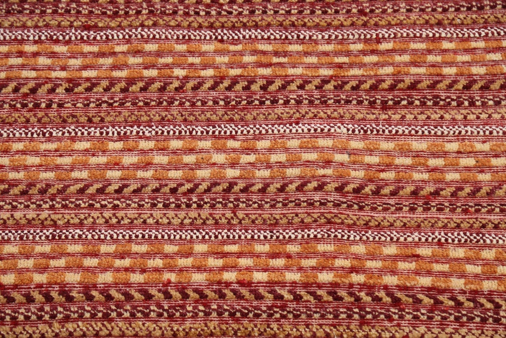 Stripe Checkered Gabbeh Kashkoli Oriental Area Rug 3x4