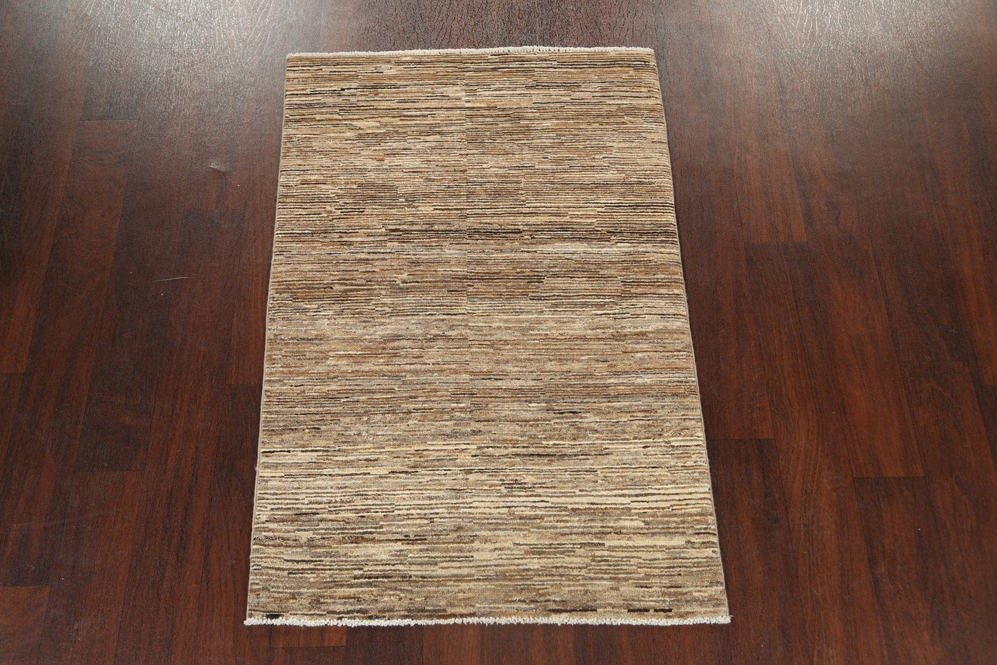 Modern Stripe Gabbeh Kashkoli Oriental Area Rug 3x4