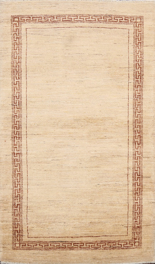 Geometric Gabbeh Kashkoli Oriental Area Rug 3x5