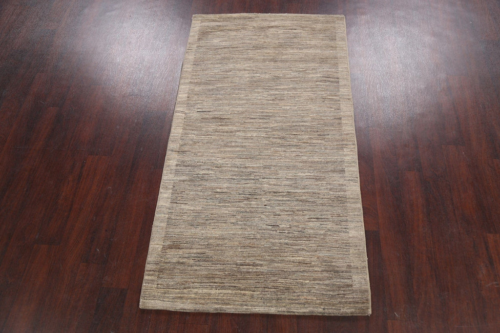 Modern Gabbeh Kashkoli Oriental Area Rug 3x6