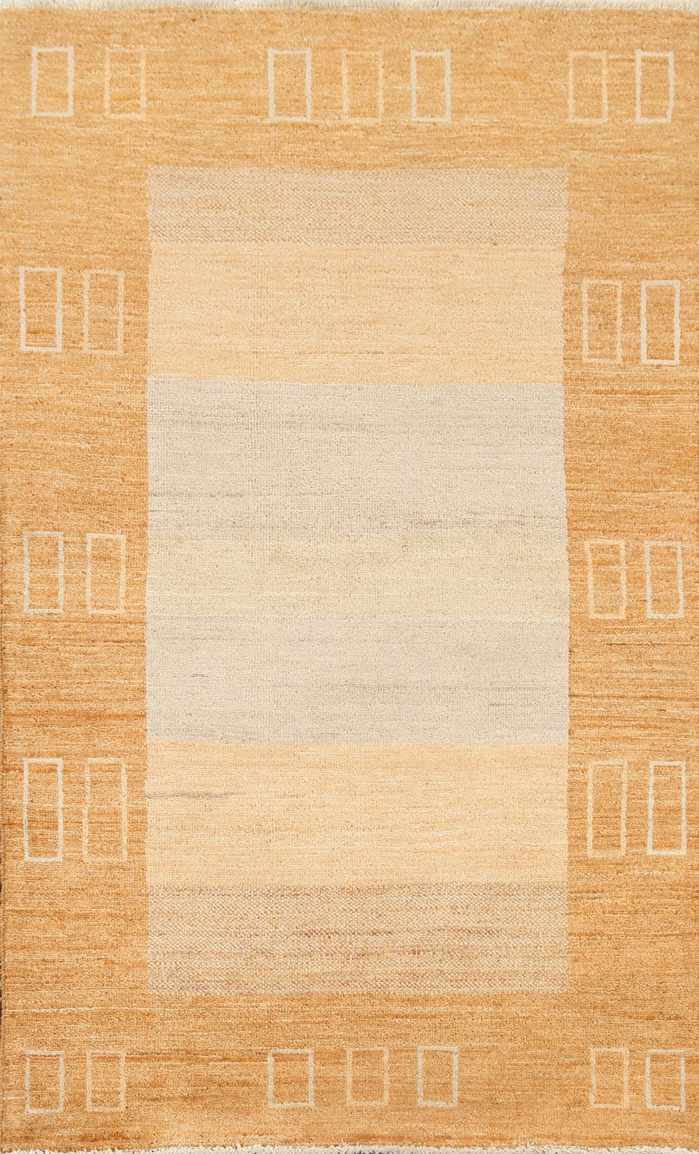 Geometric Gabbeh Kashkoli Oriental Area Rug 3x5