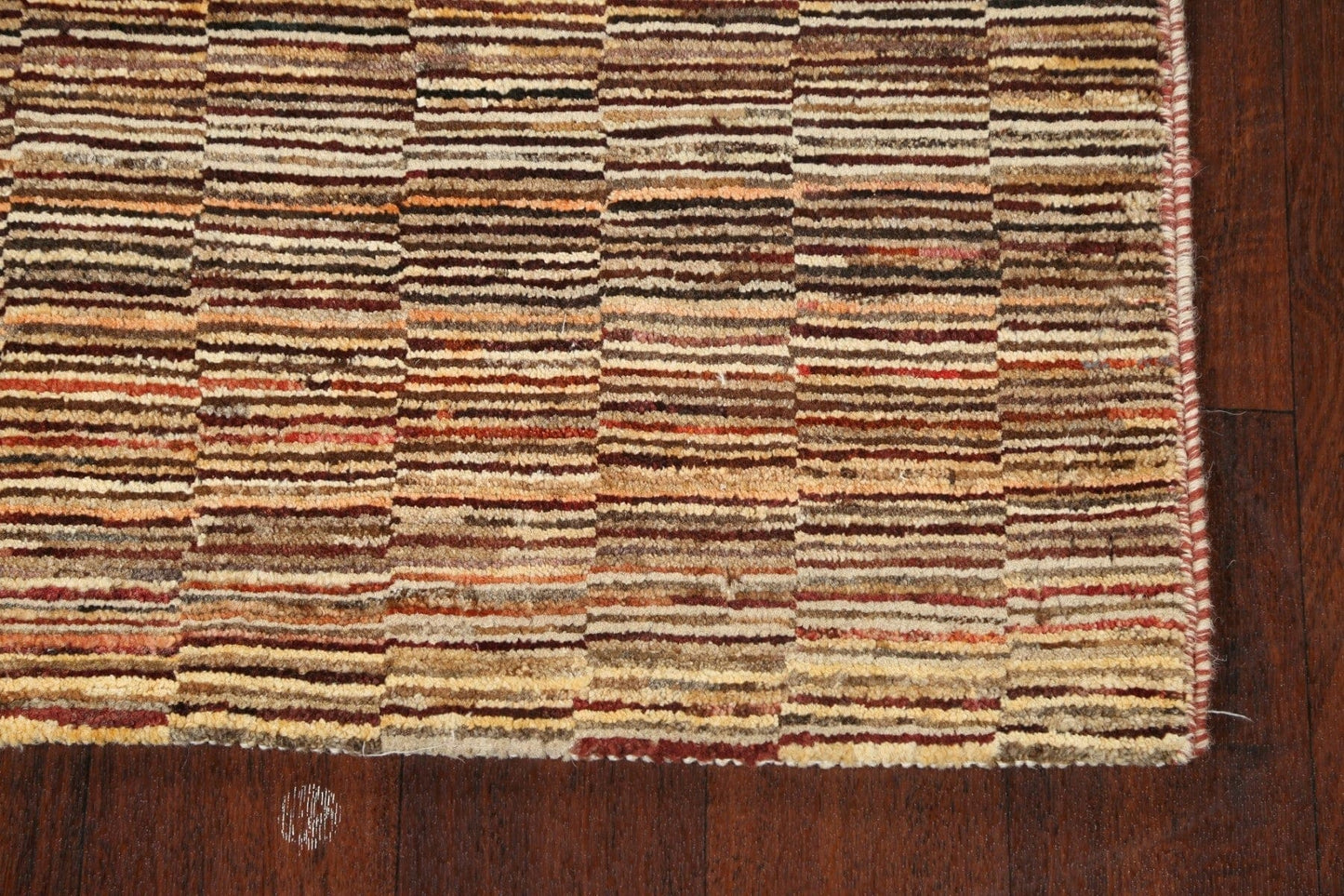 Modern Gabbeh Kashkoli Oriental Area Rug 4x5