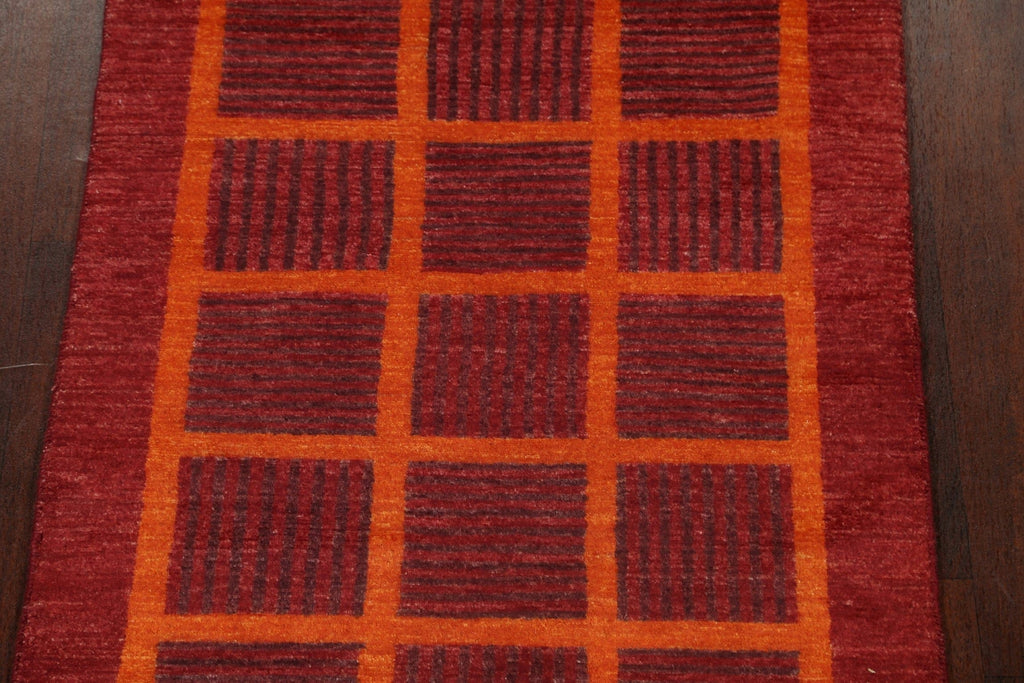 Geometric Gabbeh Kashkoli Oriental Area Rug 3x5